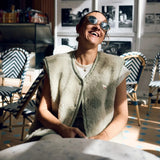 Happymess - Merino Weste • Polka Dots - Weste - ROSA ECK