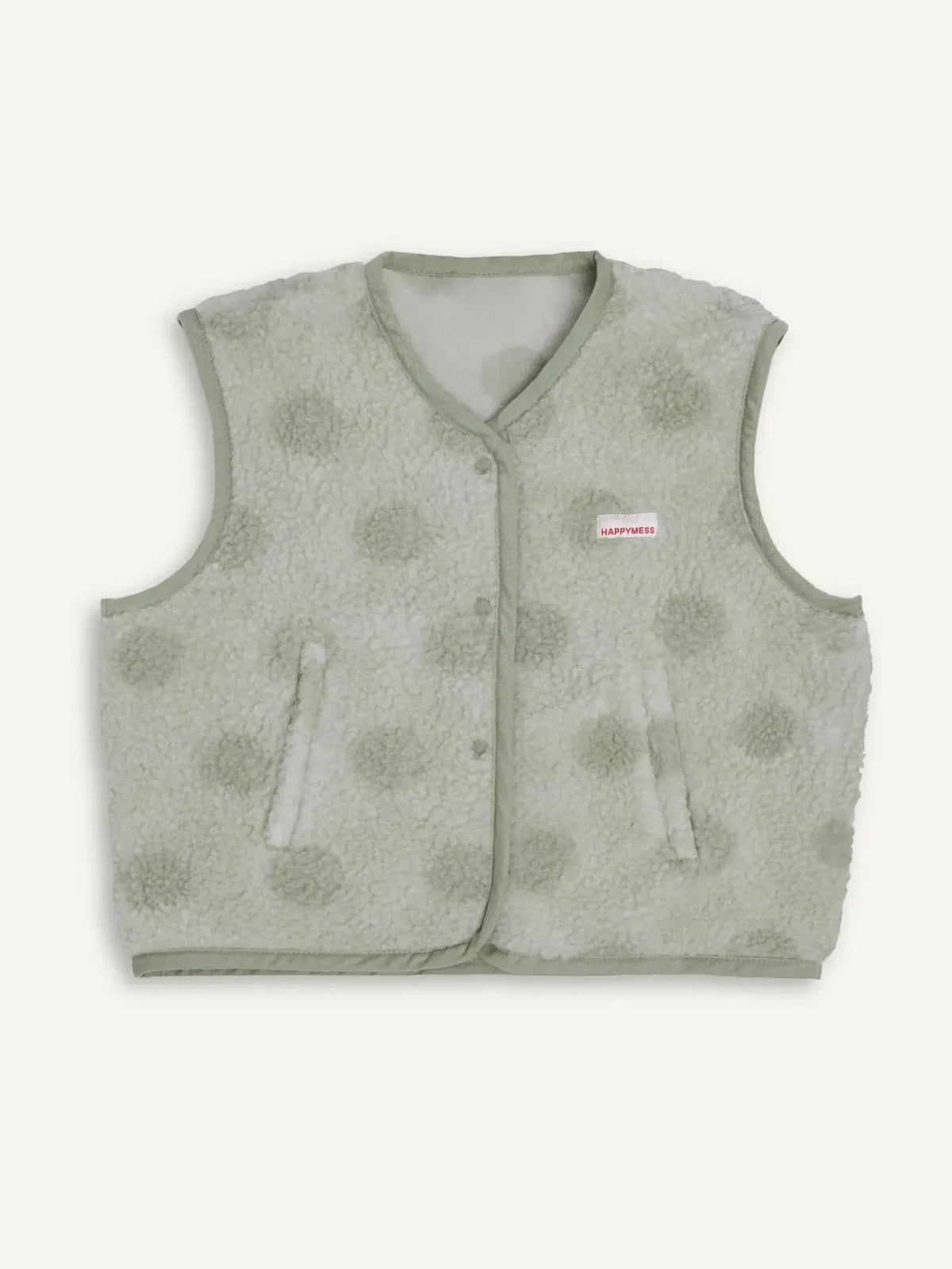 Happymess - Merino Weste • Polka Dots - Weste - ROSA ECK