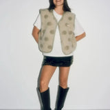 Happymess - Merino Weste • Polka Dots - Weste - ROSA ECK