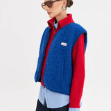 Happymess Merino Weste Cobalt