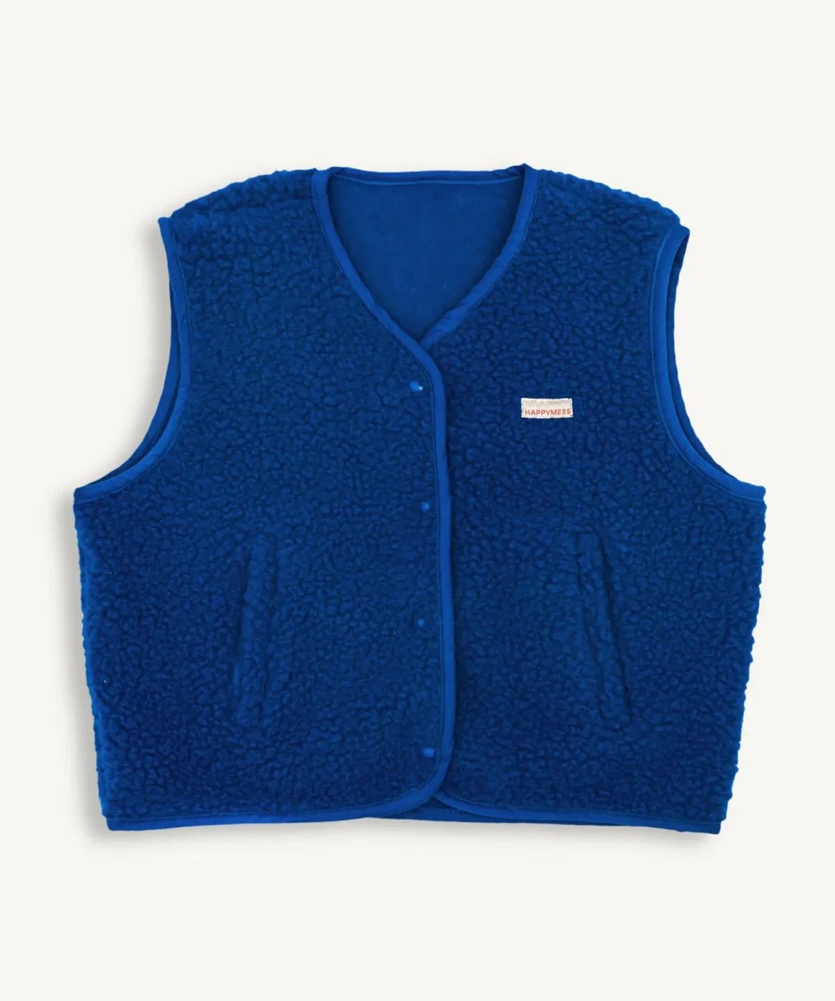Happymess - Merino Wollweste • Cobalt - Weste - ROSA ECK