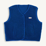 Happymess - Merino Wollweste • Cobalt - Weste - ROSA ECK