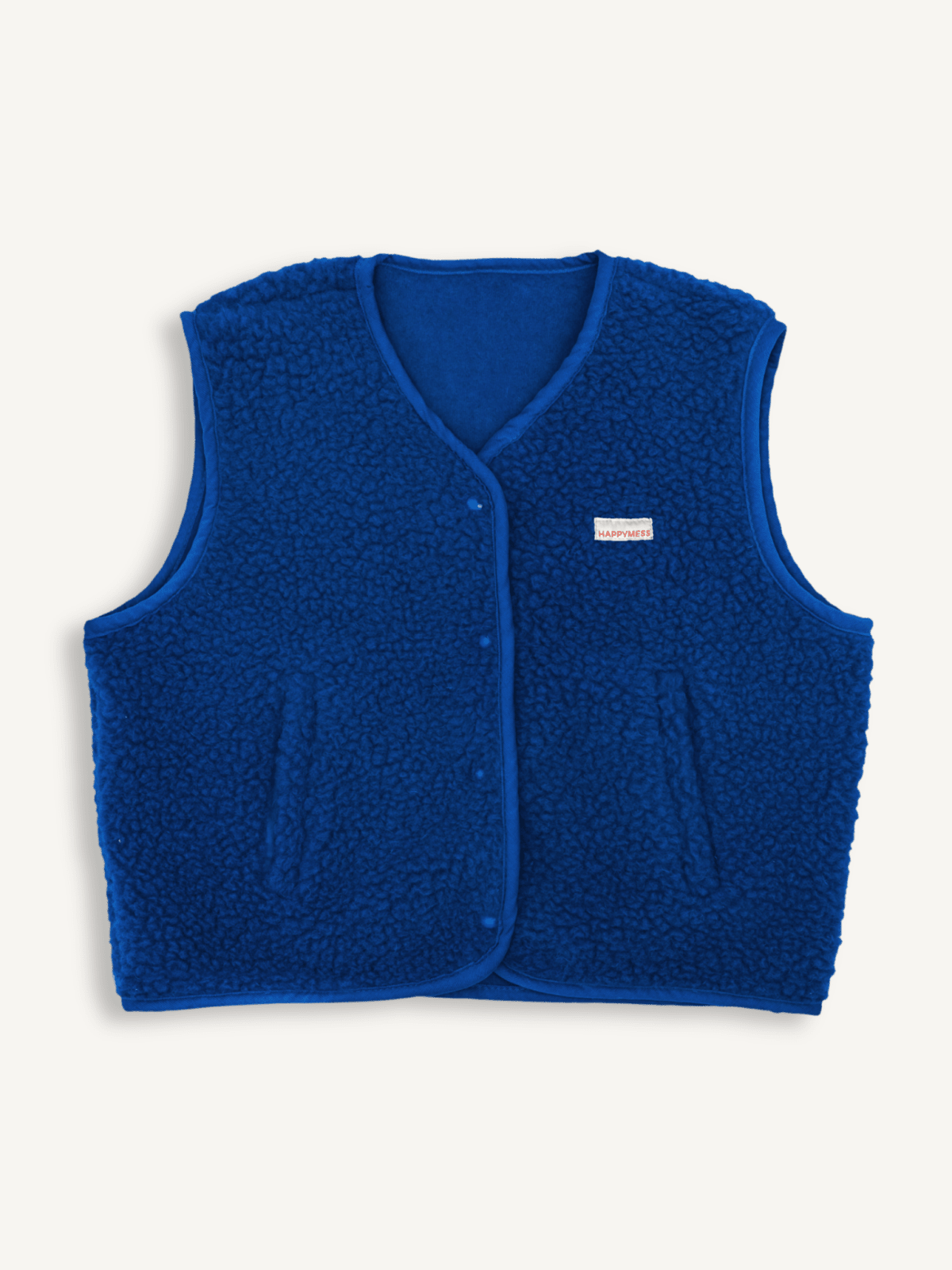 Happymess Merino Weste Cobalt
