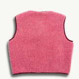 Happymess - Merino Wollweste • Dusty Pink - Weste - ROSA ECK