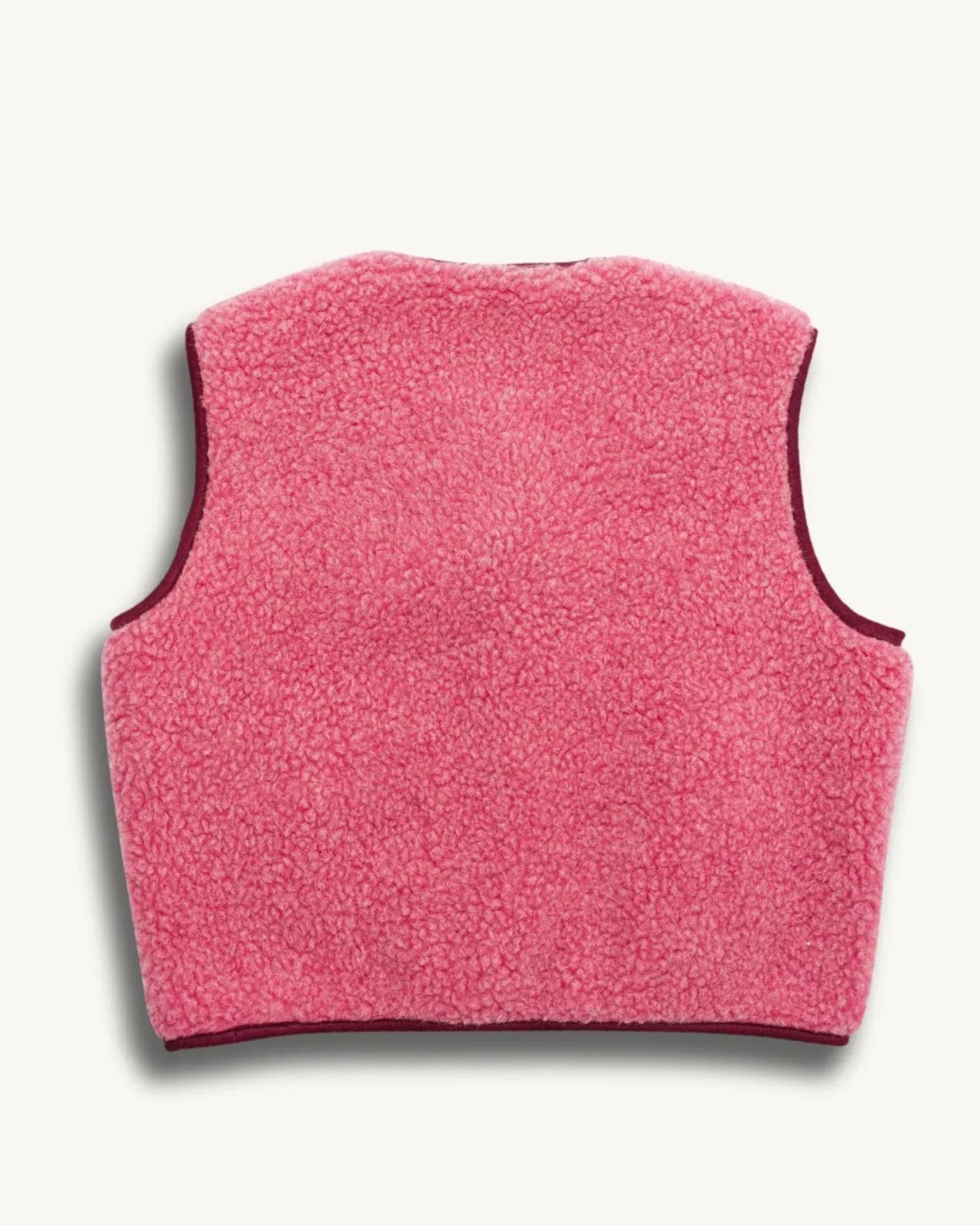 Happymess - Merino Wollweste • Dusty Pink - Weste - ROSA ECK