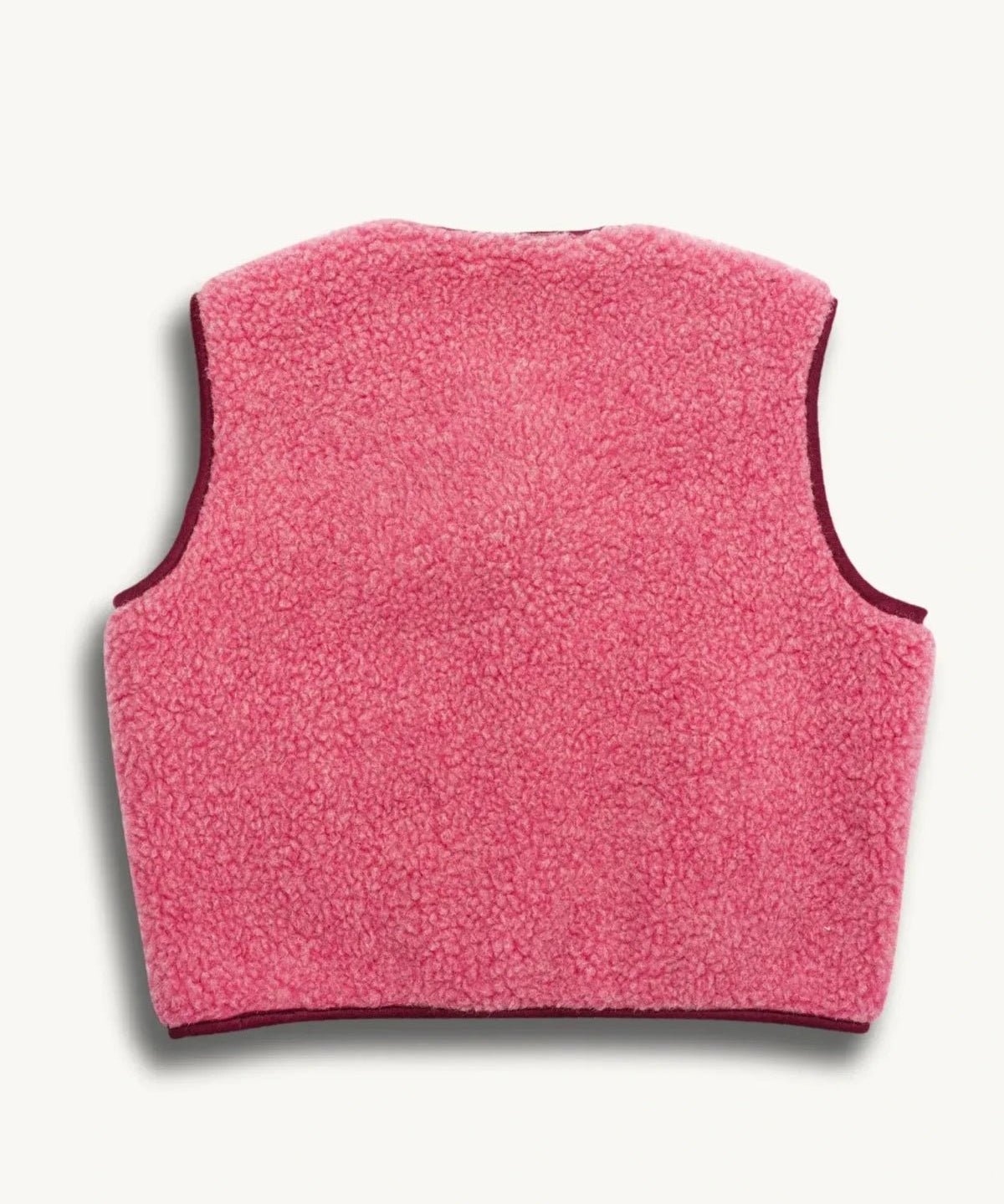 Happymess - Merino Wollweste • Dusty Pink - Weste - ROSA ECK