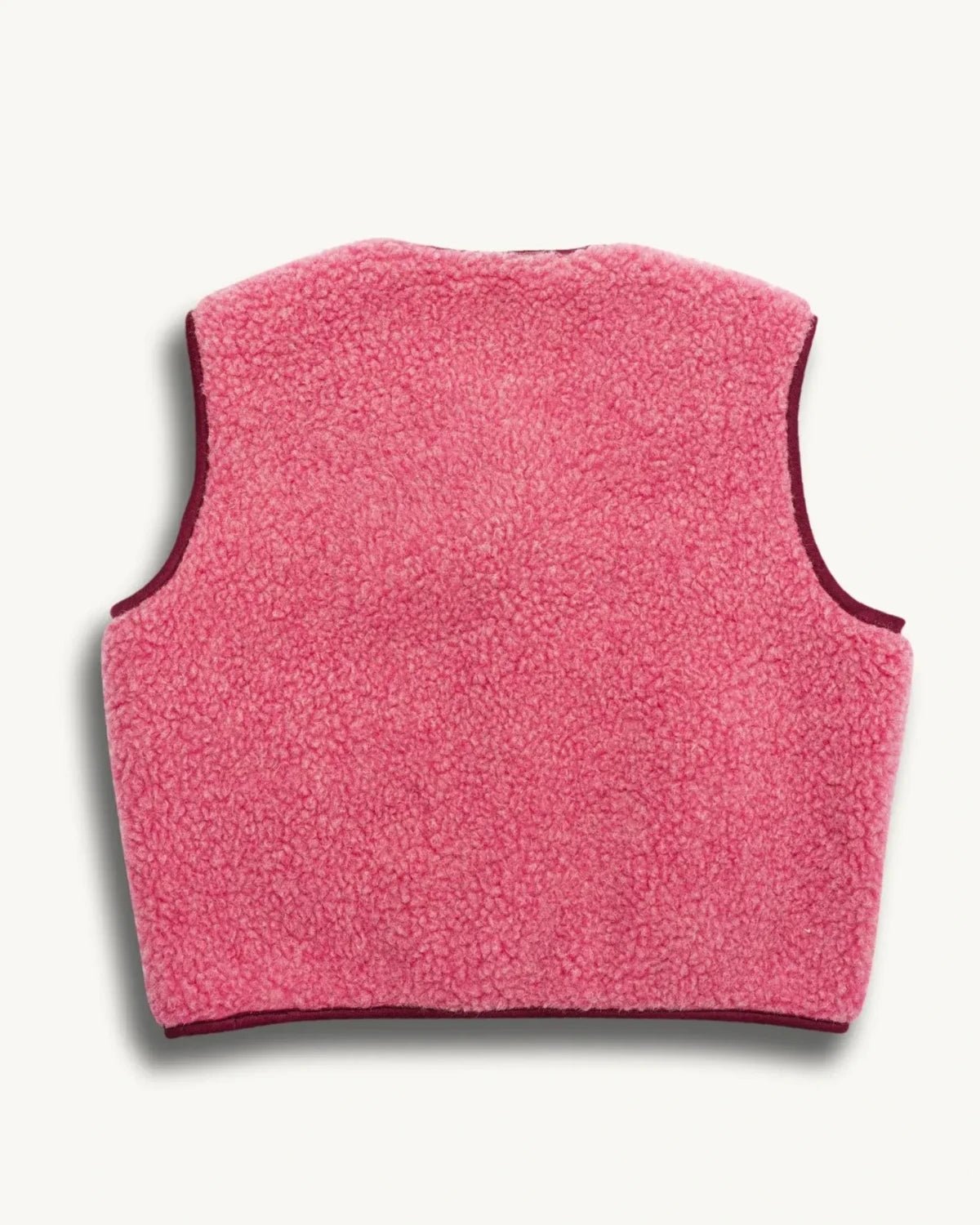 Happymess - Merino Wollweste • Dusty Pink - Weste - ROSA ECK