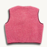 Happymess - Merino Wollweste • Dusty Pink - Weste - ROSA ECK