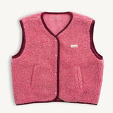 Happymess - Merino Wollweste • Dusty Pink - Weste - ROSA ECK