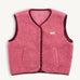 Happymess - Merino Wollweste • Dusty Pink - Weste - ROSA ECK