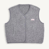 Happymess Merino Weste Stone Grey