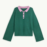 Happymess - Pullover aus Bio - Baumwolle • emerald hearts - Pullover - ROSA ECK
