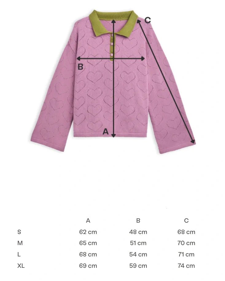 Happymess - Pullover aus Bio - Baumwolle • emerald hearts - Pullover - ROSA ECK