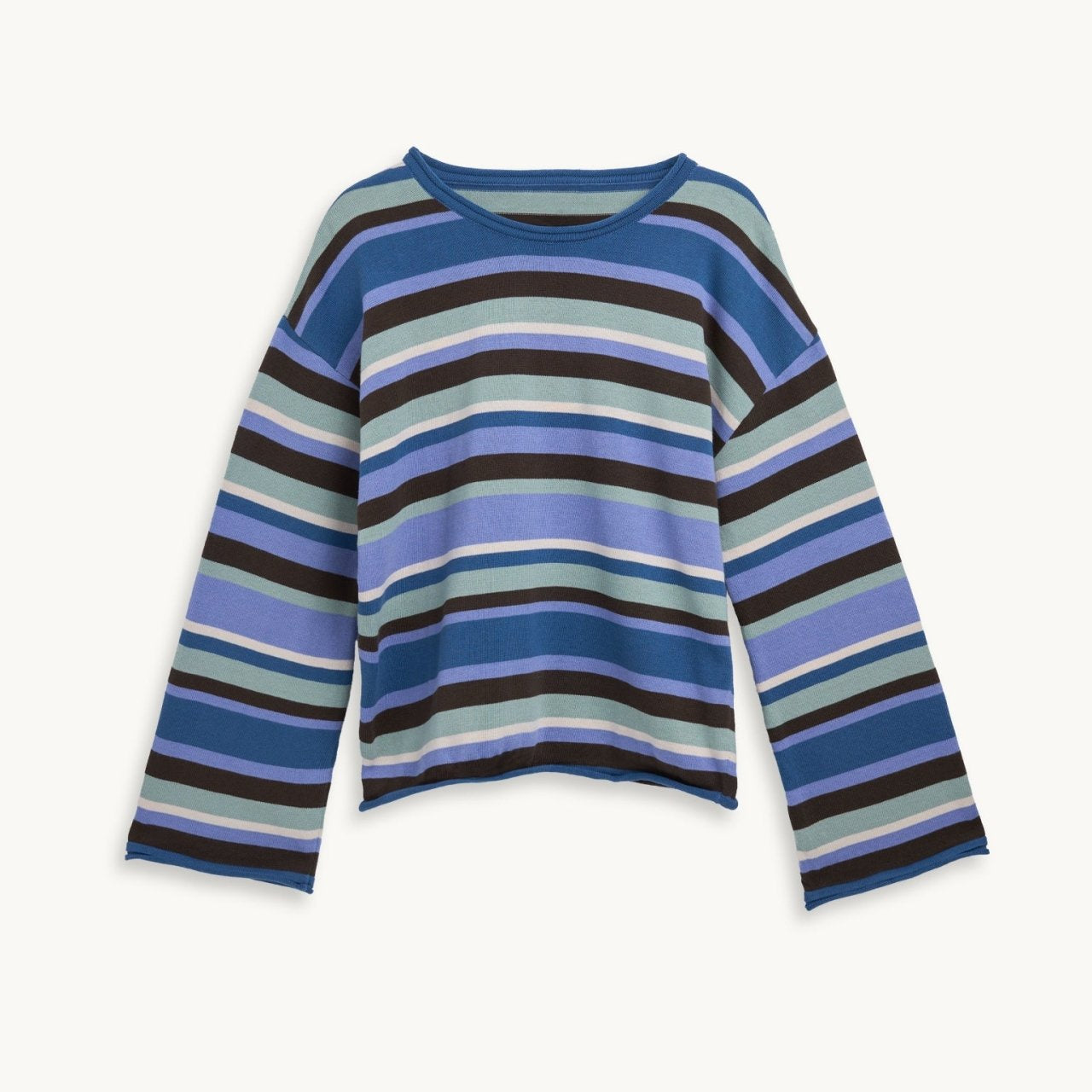 Happymess - Pullover aus Bio - Baumwolle • mint chocolate - Pullover - ROSA ECK