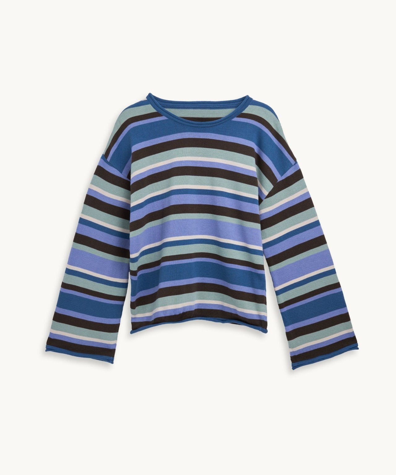 Happymess - Pullover aus Bio - Baumwolle • mint chocolate - Pullover - ROSA ECK