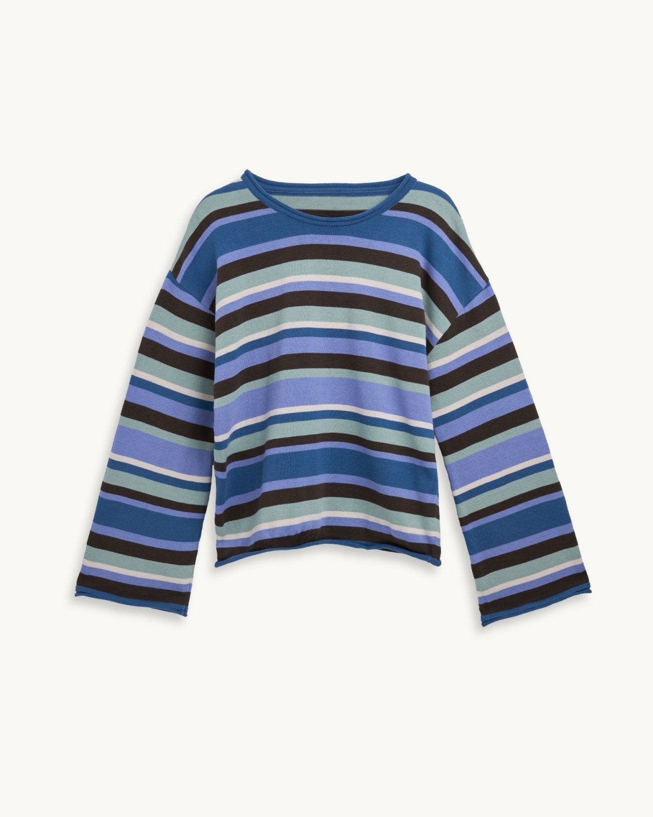 Happymess - Pullover aus Bio - Baumwolle • mint chocolate - Pullover - ROSA ECK