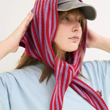 Happymess - Schal aus Merinowolle • Berry Bloom - Schal - ROSA ECK