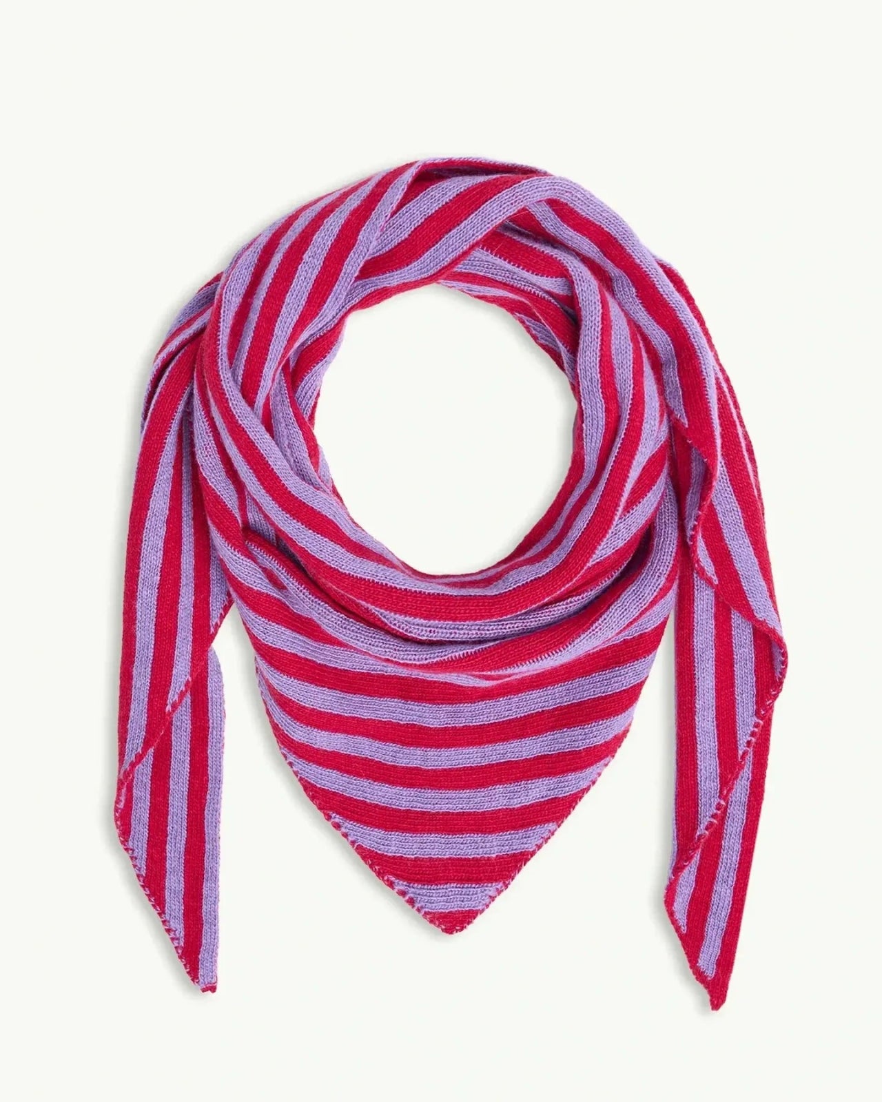 Happymess - Schal aus Merinowolle • Berry Bloom - Schal - ROSA ECK