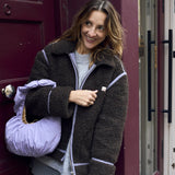 Happymess - Wolljacke aus Merinowolle • chocolate brown - Jacke - ROSA ECK