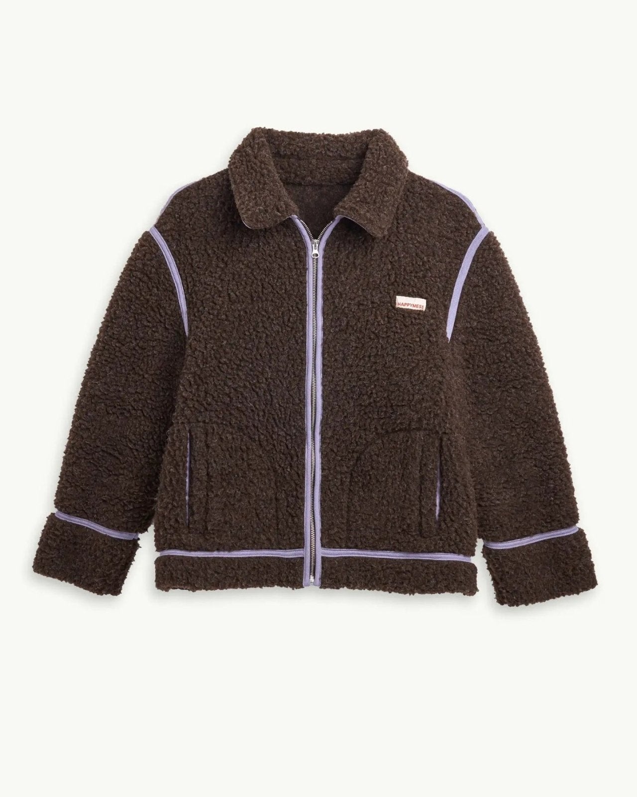 Happymess - Wolljacke aus Merinowolle • chocolate brown - Jacke - ROSA ECK
