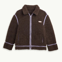 Happymess - Wolljacke aus Merinowolle • chocolate brown - Jacke - ROSA ECK