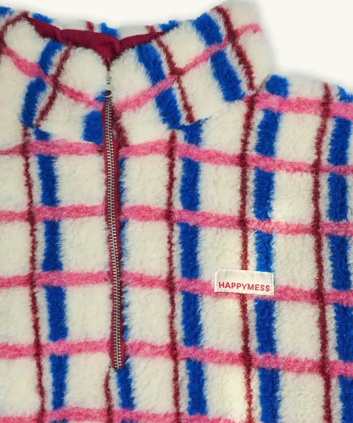 Happymess - Wolljacke mit Kängurutasche - Jacke - ROSA ECK