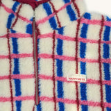 Happymess - Wolljacke mit Kängurutasche - Jacke - ROSA ECK
