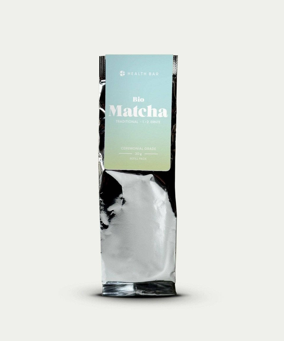 Health Bar - TRADITIONAL Bio Matcha Tee Nachfüllpack (30 g) - ROSA ECK Concept Store