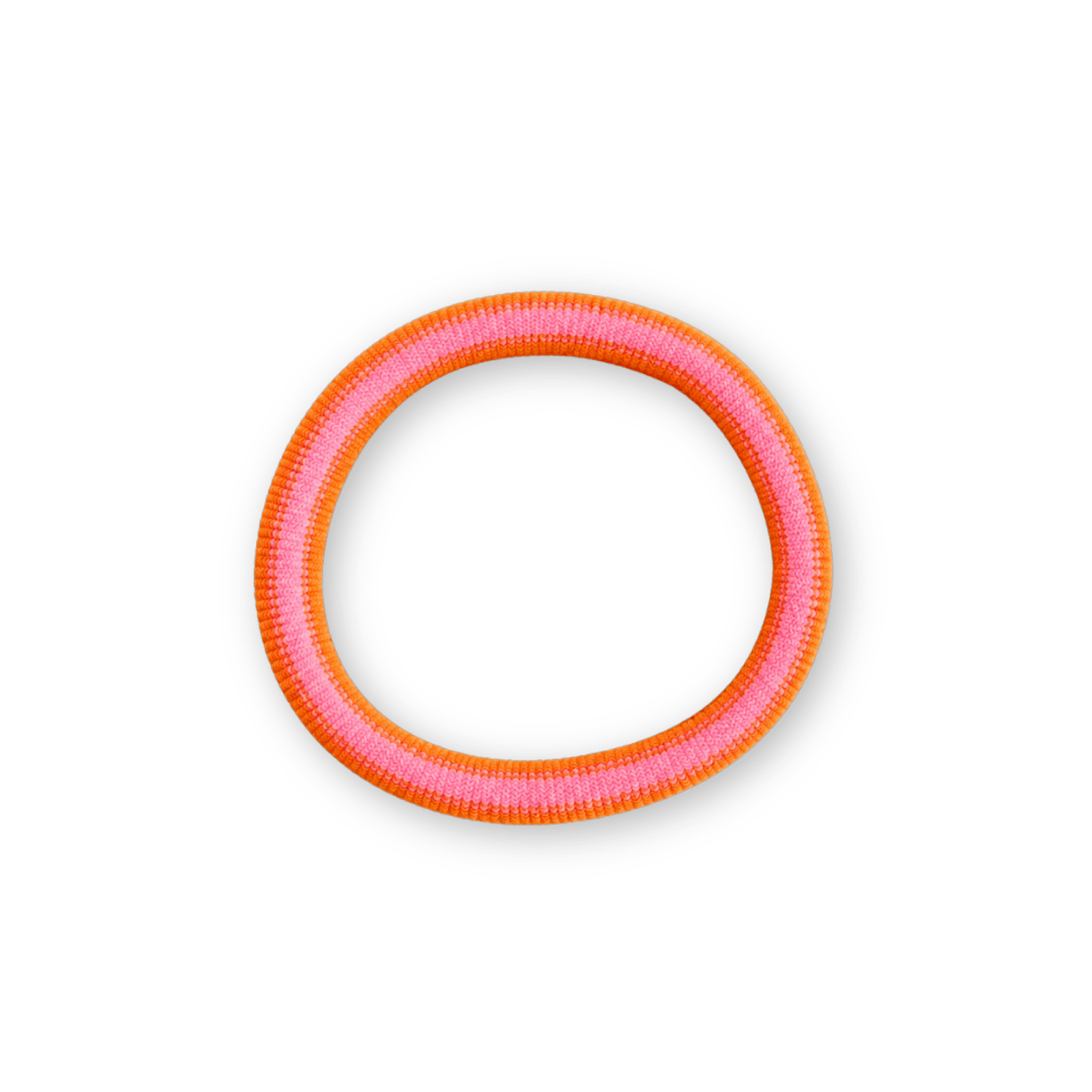 HERR&FRAUHEMPEL - LULU Haargummi • rosa - neonorange - ROSA ECK