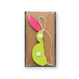 HERR&FRAUHEMPEL - Osterhase Papierdeko • Pink Orange - ROSA ECK