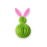 HERR&FRAUHEMPEL - Osterhase Papierdeko • Taupe Koralle - ROSA ECK