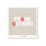 HERR&FRAUHEMPEL - Reinigungstuch • Frohe Ostern - ROSA ECK