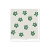 HERR&FRAUHEMPEL - Schwammtuch • Flower Power - Schwammtuch - ROSA ECK