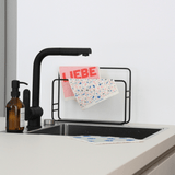 HERR&FRAUHEMPEL - Schwammtuch • Love - Schwammtuch - ROSA ECK