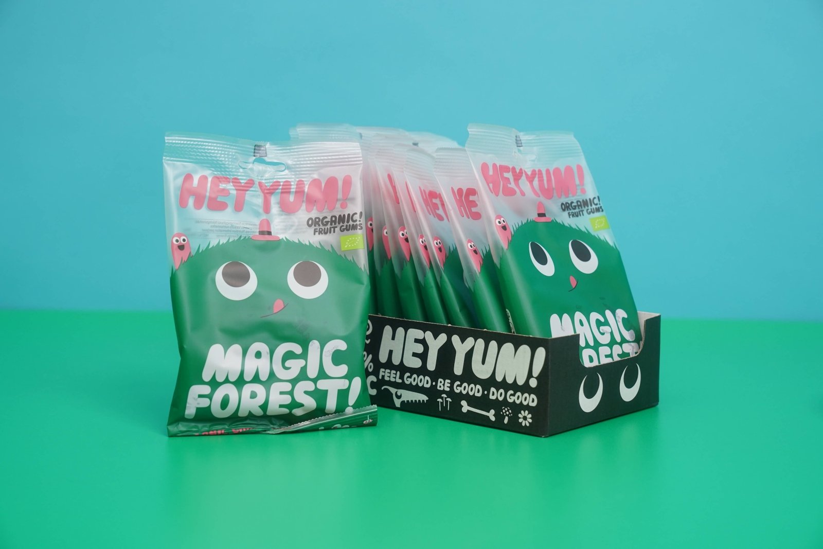 HEY YUM! - MAGIC FOREST Bio - Fruchtgummis – Honig (100 g) - ROSA ECK