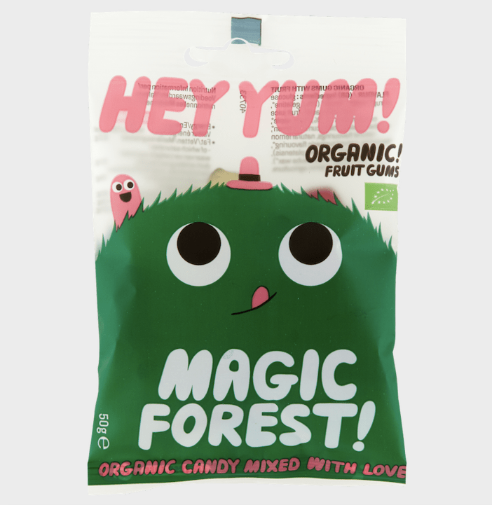 HEY YUM! - MAGIC FOREST Bio - Fruchtgummis – Honig (50 g) - ROSA ECK