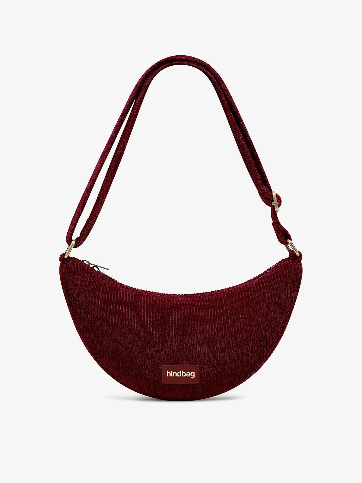 ANDREA Bauchtasche • Cord Bordeauxrot