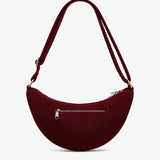 ANDREA Bauchtasche • Cord Bordeauxrot