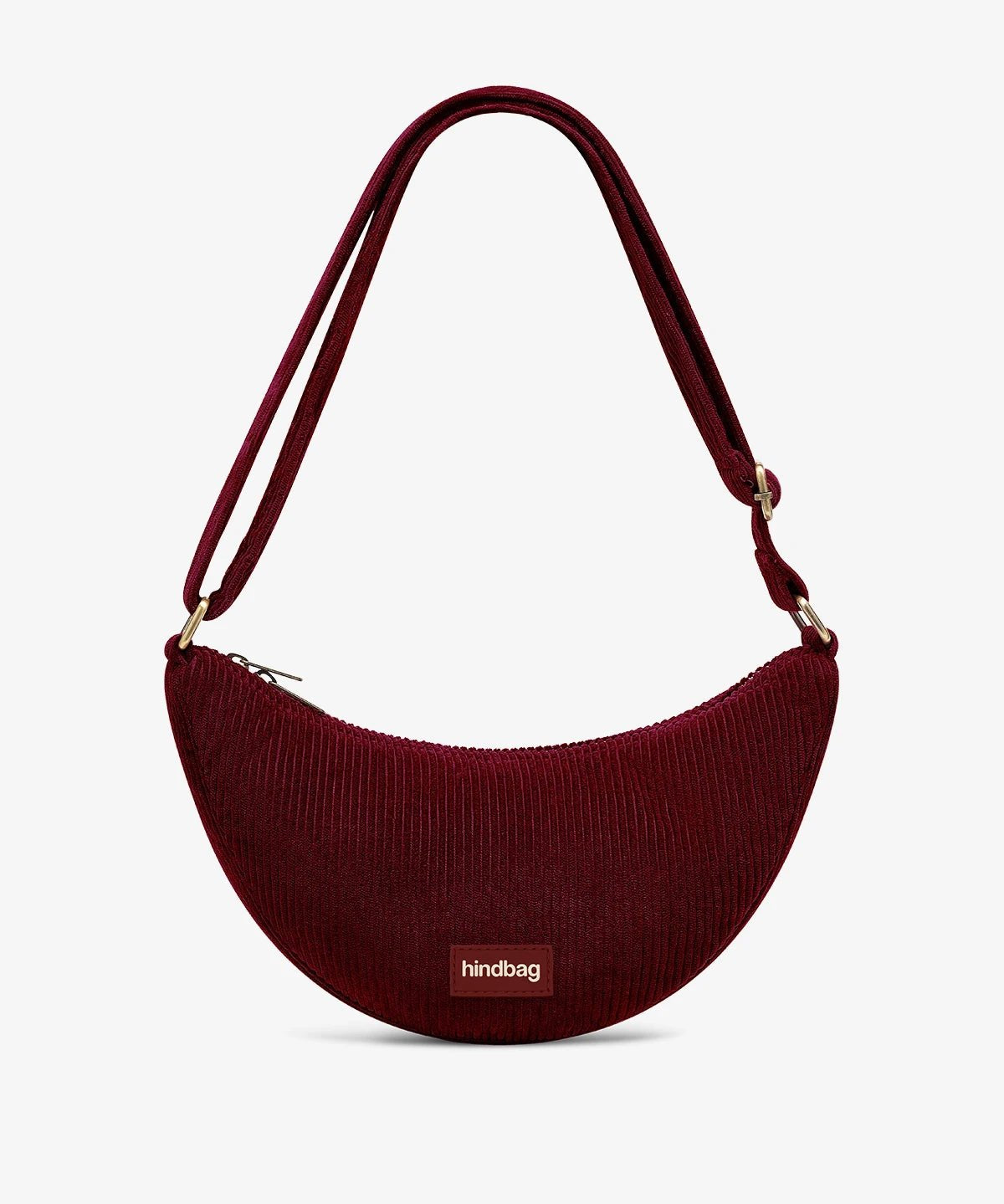 Hindbag - ANDREA Bauchtasche • Cord Bordeauxrot - ROSA ECK