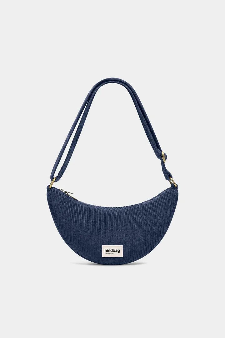 Hindbag - ANDREA Bauchtasche • Cord Marineblau - Umhängetasche - ROSA ECK