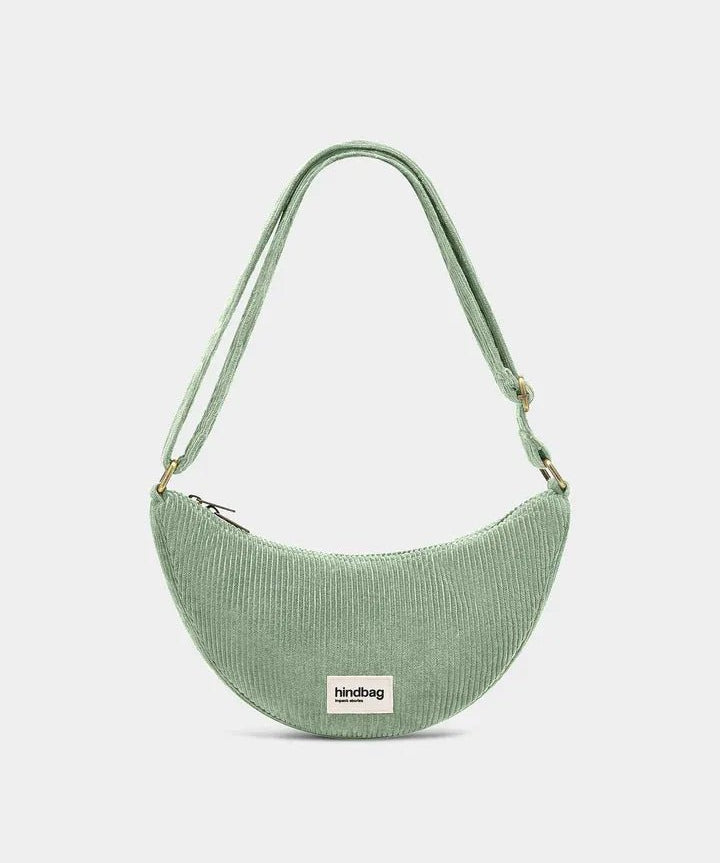 Hindbag - ANDREA Bauchtasche • Cord Mintgrün - Umhängetasche - ROSA ECK