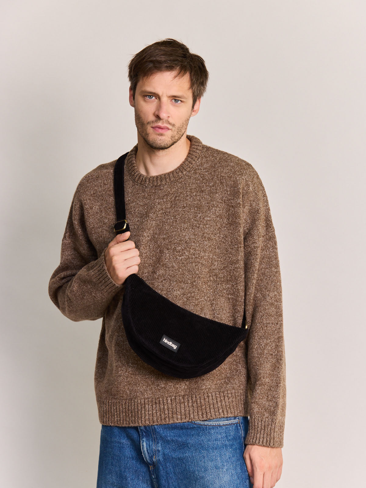 ANDREA Bauchtasche • Cord Schwarz