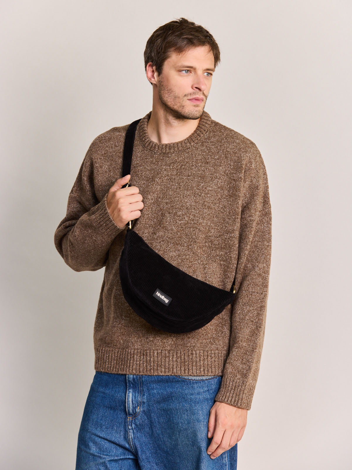 ANDREA Bauchtasche • Cord Schwarz