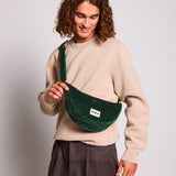 Hindbag - ANDREA Bauchtasche • Cord Tannengrün - Umhängetasche - ROSA ECK