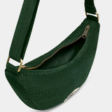 Hindbag - ANDREA Bauchtasche • Cord Tannengrün - Umhängetasche - ROSA ECK