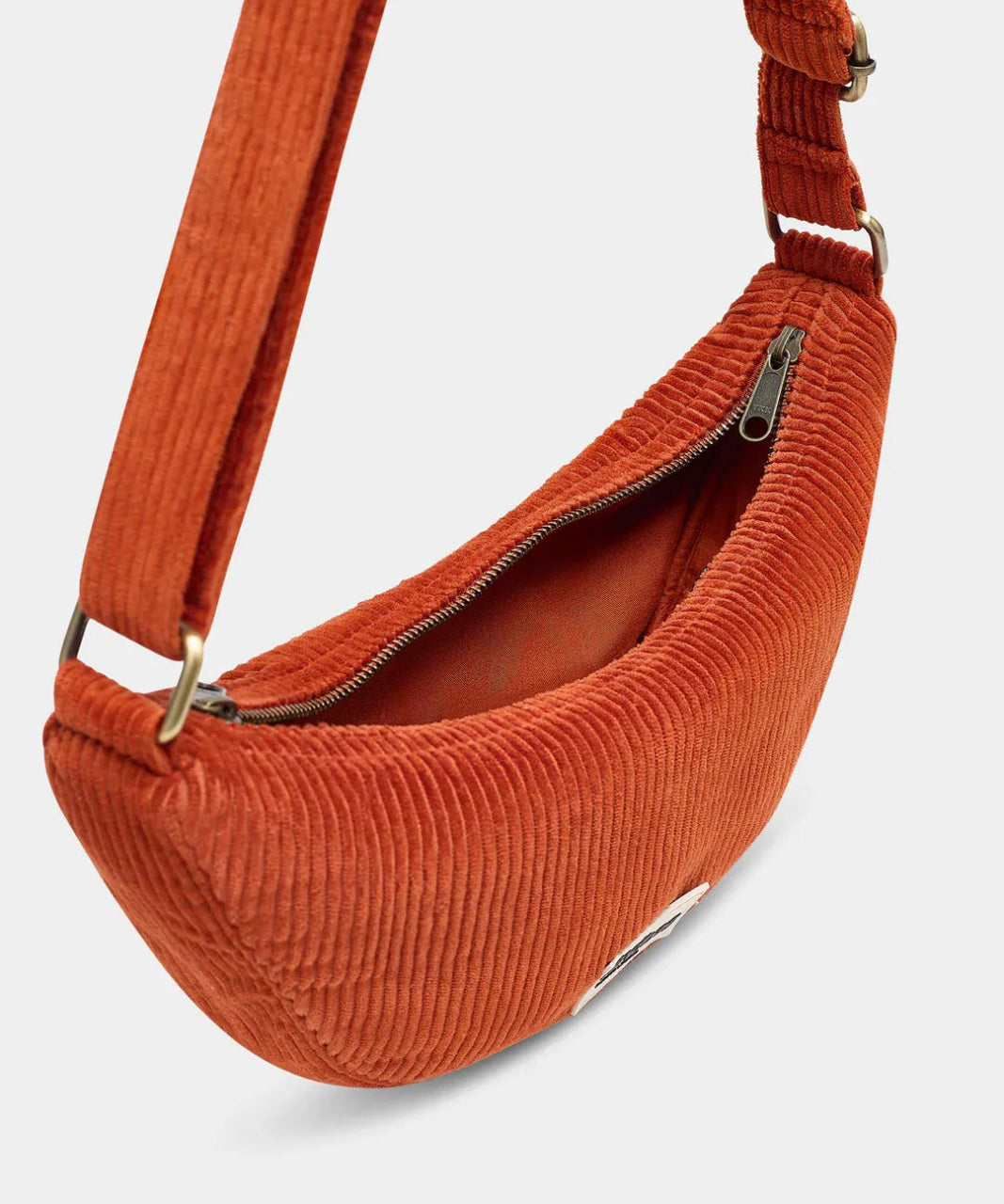 Hindbag - ANDREA Bauchtasche • Cord Ziegelrot - Umhängetasche - ROSA ECK