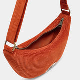 Hindbag - ANDREA Bauchtasche • Cord Ziegelrot - Umhängetasche - ROSA ECK