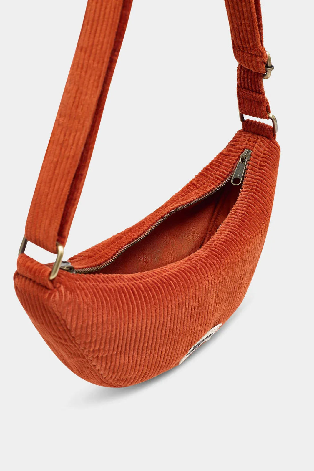 Hindbag - ANDREA Bauchtasche • Cord Ziegelrot - Umhängetasche - ROSA ECK