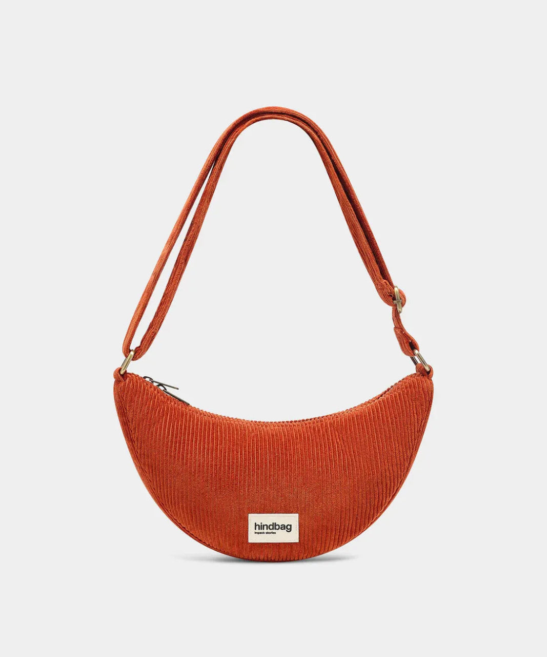 Hindbag - ANDREA Bauchtasche • Cord Ziegelrot - Umhängetasche - ROSA ECK