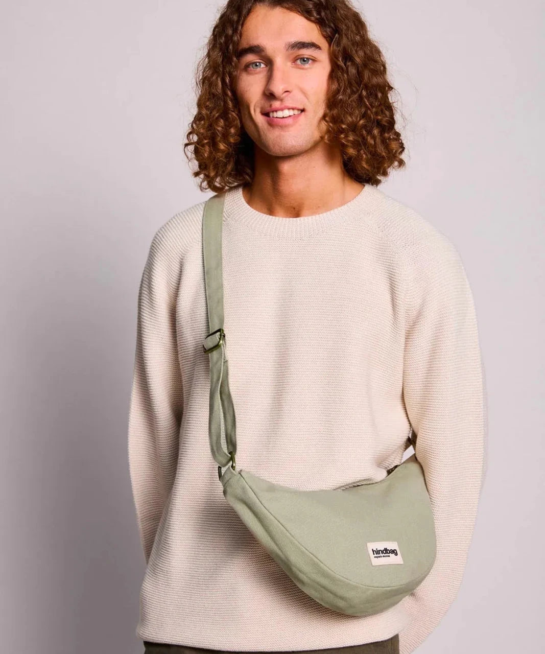 Hindbag - ANDREA Bauchtasche • Lehmgrün - ROSA ECK